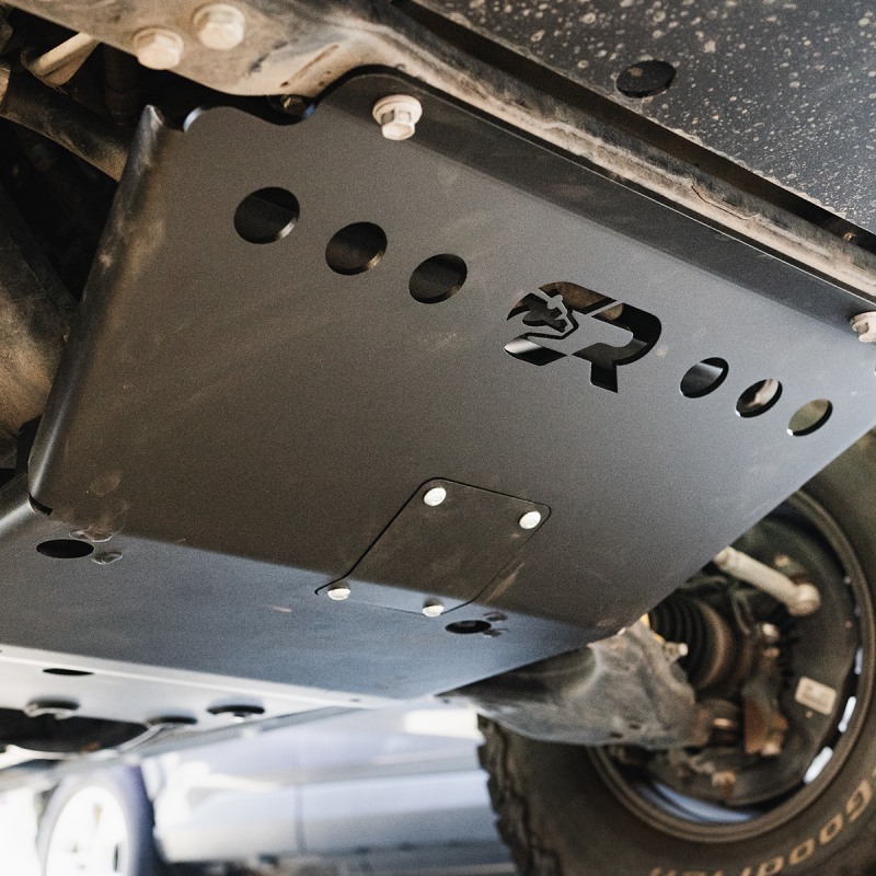 Toyota Tacoma Skid Plate - Front - Cali Raised LED - Aluminum - Raw - `05-`23